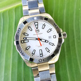 Tag Heuer Aquaracer White Dial Watch for Men - WBD1111.BA0928