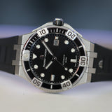 Maurice Lacroix Aikon Venturer Black Dial Black Rubber Strap Watch for Men - AI6058-SS001-330-1