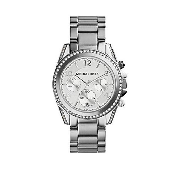 Michael Kors Blair Silver Dial Silver Steel Strap Watch for Women - MK5165
