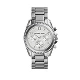 Michael Kors Blair Silver Dial Silver Steel Strap Watch for Women - MK5165