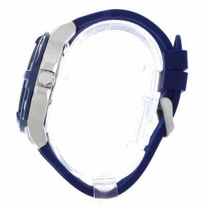 Guess Genesis Multi Function Analog Blue Dial Blue Rubber Strap Watch For Men - W1254G1