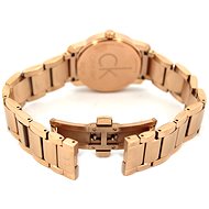 Calvin Klein City White Mother of Pearl Dial Rose Gold Steel Strap Watch for Women - K2G23646