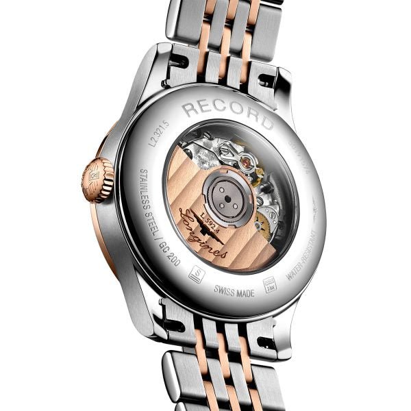 Longines Record Automatic 18K Pink Gold Watch for Men - L2.821.5.11.7