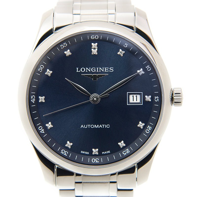 Longines Master Collection Automatic 40mm Blue Dial Silver Steel Strap Watch for Men - L2.793.4.97.6