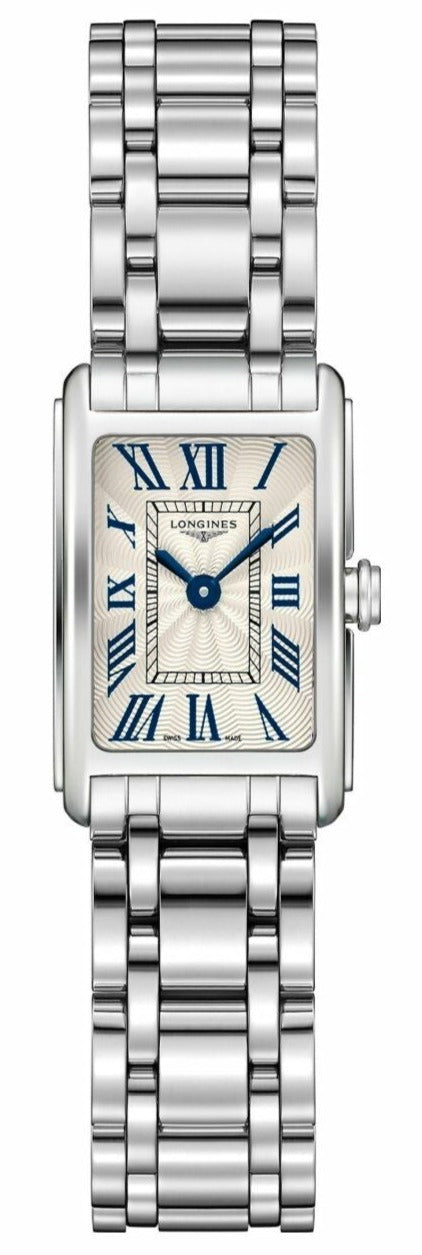 Longines Dolcevita White Dial Silver Steel Strap Watch for Women - L5.258.4.71.6