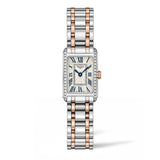 Longines Dolcevita Diamonds White Dial Two Tone Steel Strap Watch for Women - L5.258.5.79.7