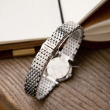 Longines La Grande Classique De Longines Silver Dial Silver Mesh Bracelet Watch for Women - L4.209.4.72.6