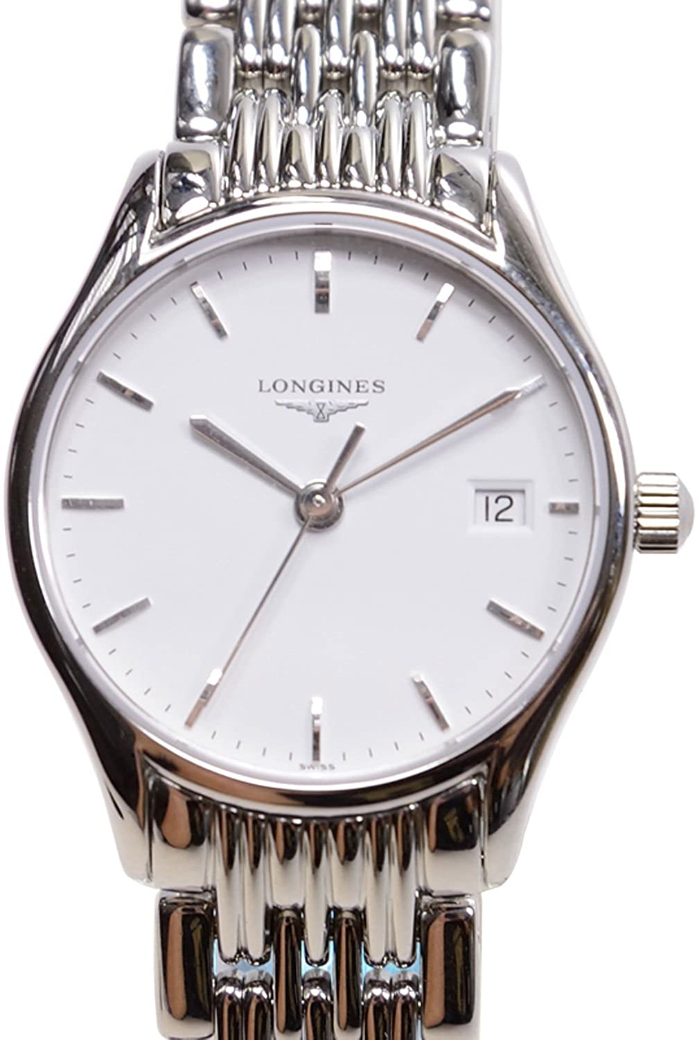 Longines Lyre Classico 25mm White Dial Silver Stainless Steel Watch for Women - L4.259.4.12.6