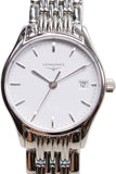 Longines Lyre Classico 25mm White Dial Silver Stainless Steel Watch for Women - L4.259.4.12.6
