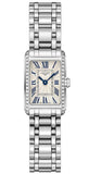 Longines Dolcevita Diamonds Silver Dial Silver Steel Strap Watch for Women - L5.258.0.71.6