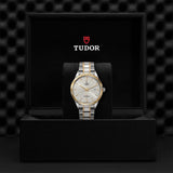 Tudor Style Automatic Silver Dial Two Tone Steel Strap Watch for Men - M12713-0003