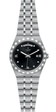 Tudor Royal Automatic Diamonds Black Dial Silver Steel Strap Watch for Men - M28600-0004