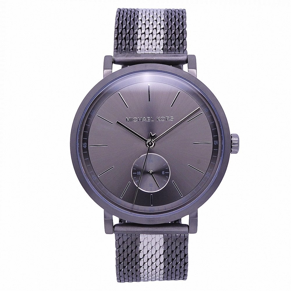 Michael Kors Irving Quartz Grey Dial Two Tone Mesh Strap Watch for Women - MK8805