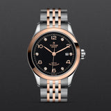 Tudor 1926 Automatic Diamonds Black Dial Two Tone Steel Strap Watch for Men - M91651-0004