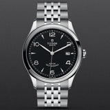 Tudor 1926 Automatic Black Dial Silver Steel Strap Watch for Men - M91650-0002