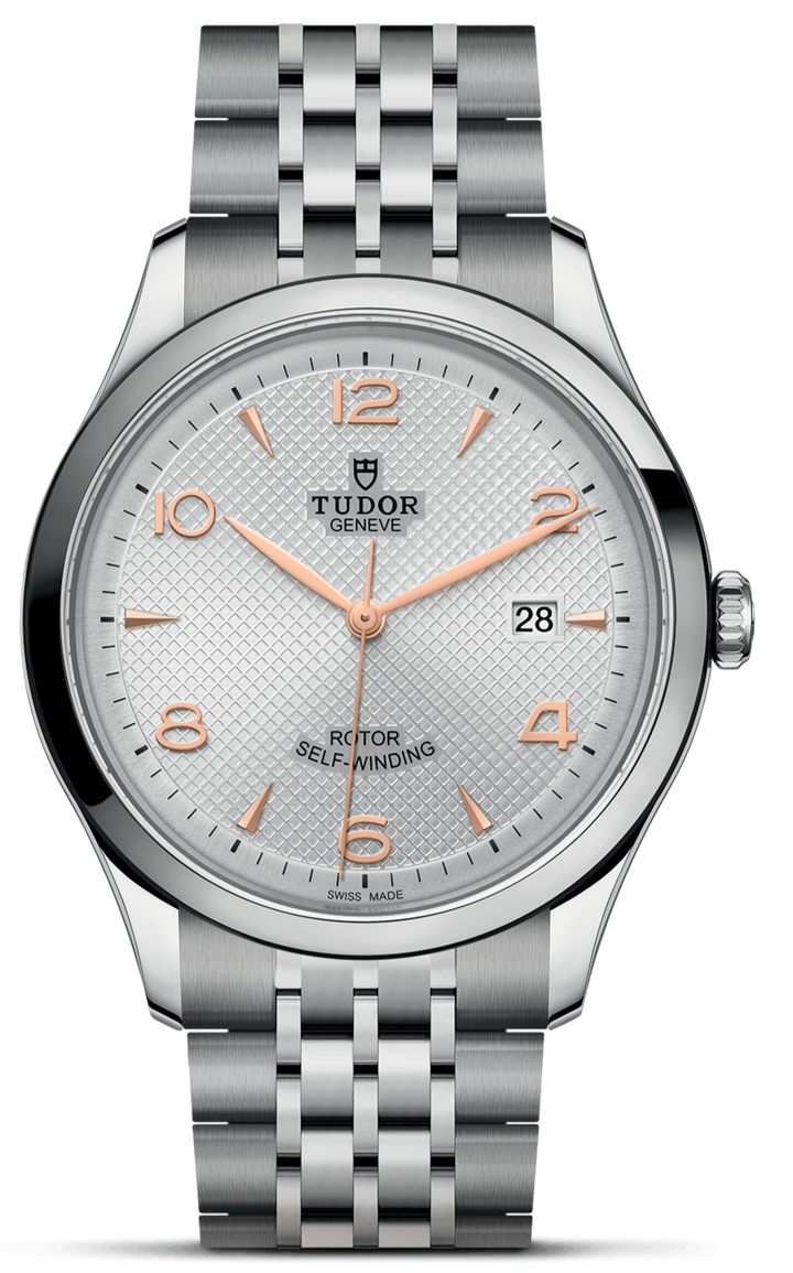 Tudor 1926 Automatic Silver Dial Silver Steel Strap Watch for Men - M91650-0001
