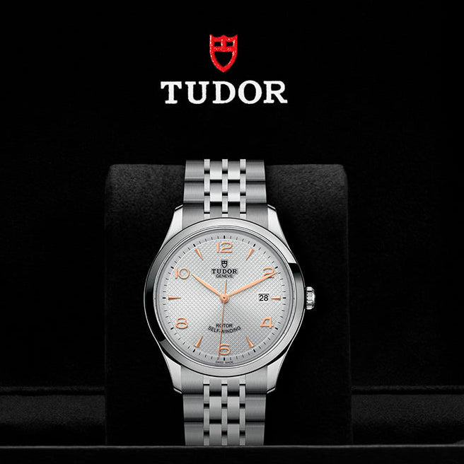 Tudor 1926 Automatic Diamonds Silver Dial Silver Steel Strap Watch for Men - M91650-0003