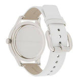 Marc Jacobs Mini Blade White Dial White Leather Strap Watch for Women - MBM1206