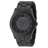 Marc Jacobs Pelly Black Dial Black Steel Strap Watch for Women - MBM2510