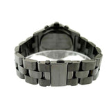 Marc Jacobs Blade Chronograph Black Dial Black Steel Strap Watch for Women - MBM3103