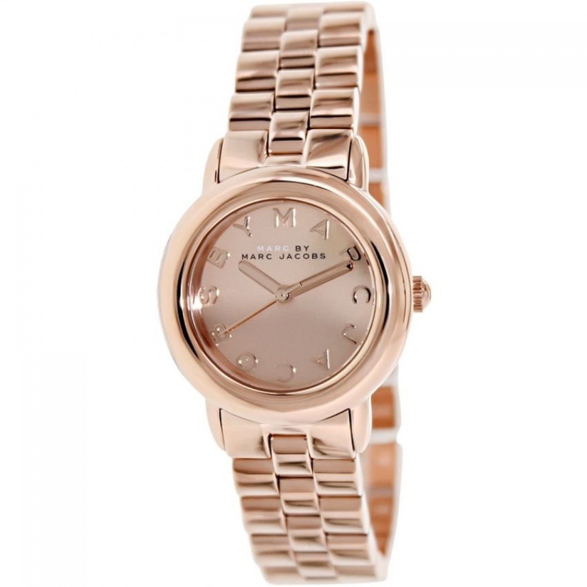Marc Jacobs Marci Rose Gold Dial Rose Gold Steel Strap Watch for Women - MBM3175
