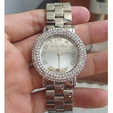 Marc Jacobs Marci Silver Dial Silver Steel Strap Watch for Women - MBM3190
