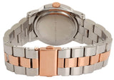 Marc Jacobs Amy Silver Dial Two Tone Steel Strap Watch for Women - MBM3194