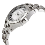 Marc Jacobs Henry White Dial Silver Steel Strap Watch for Women - MBM3291