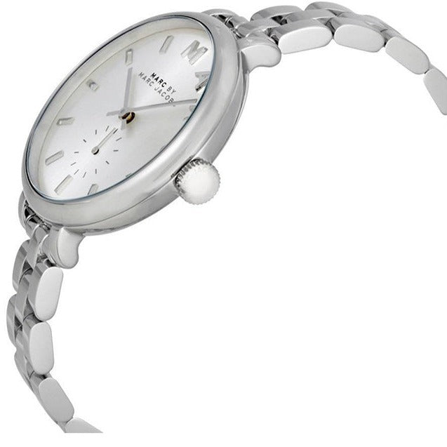 Marc Jacobs Sally Silver Dial Silver Steel Strap Watch for Women - MBM3362