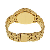 Marc Jacobs Peeker Chronograph Gold Dial Gold Steel Strap Watch for Women - MBM3393