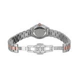 Marc Jacobs Tether Transparent White Dial Two Tone Steel Strap Watch for Women - MBM3418