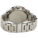 Marc Jacobs Rock Chronograph White Dial Silver Steel Strap Watch for Men - MBM5027