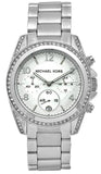 Michael Kors Blair Silver Dial Silver Steel Strap Watch for Women - MK5165