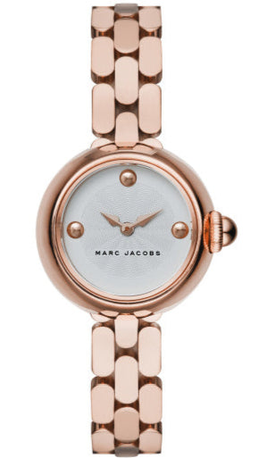 Marc Jacobs Courtney White Dial Rose Gold Steel Strap Watch for Women - MJ3458