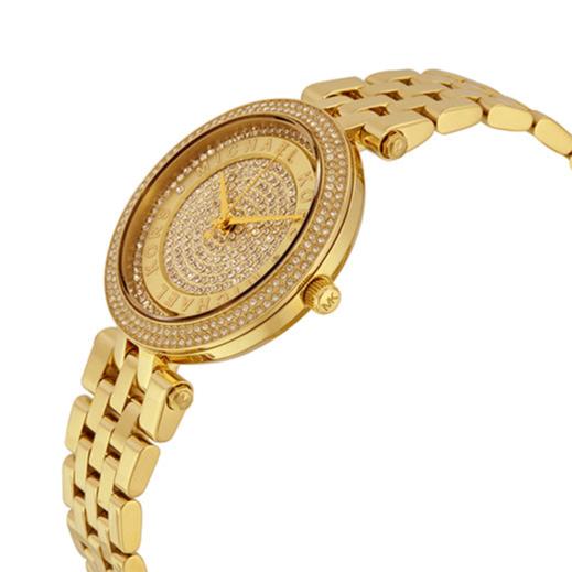 Michael Kors Darci Gold Dial Gold Steel Strap Watch for Women - MK3445