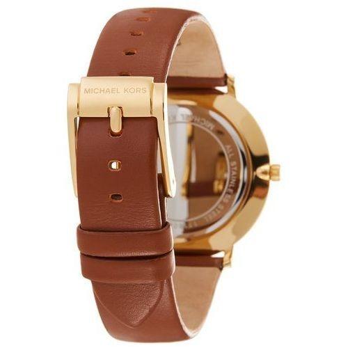 Michael Kors Pyper Quartz Silver Dial Brown Leather Watch For Women - MK2740