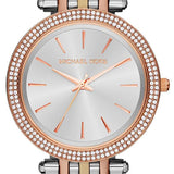 Michael Kors Darci Silver Dial Two Tone Stainless Steel Strap Watch for Women - MK3203