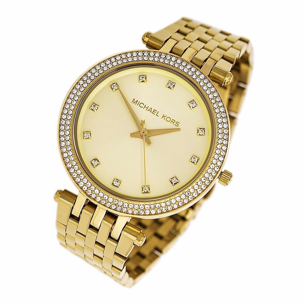 Michael Kors Darci Gold Dial Gold Stainless Steel Strap Watch for Women - MK3216