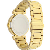 Michael Kors Catlin Mother of Pearl Dial Gold Steel Strap Watch for Women - MK3332