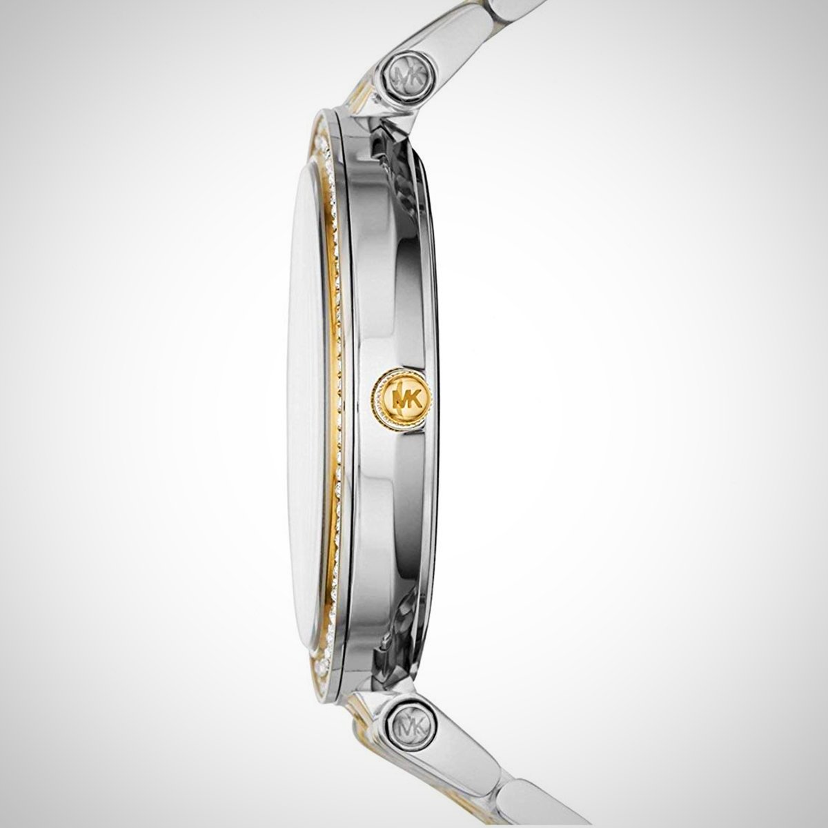 Michael Kors Darci Quartz Blue Dial Two Tone Steel Strap Watch For Women - MK3401