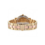 Michael Kors Norie Gold Dial Two Tone Steel Strap Watch for Women - MK3586