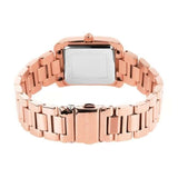 Michael Kors Emery Three-Hand Crystals Silver Dial Rose Gold Steel Strap Watch for Women - MK4641