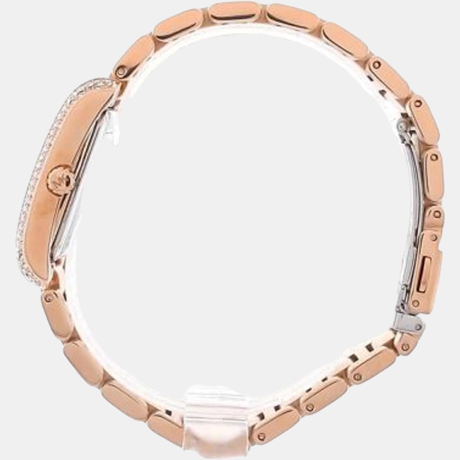 Michael Kors Emery Three-Hand Crystals Silver Dial Rose Gold Steel Strap Watch for Women - MK4641
