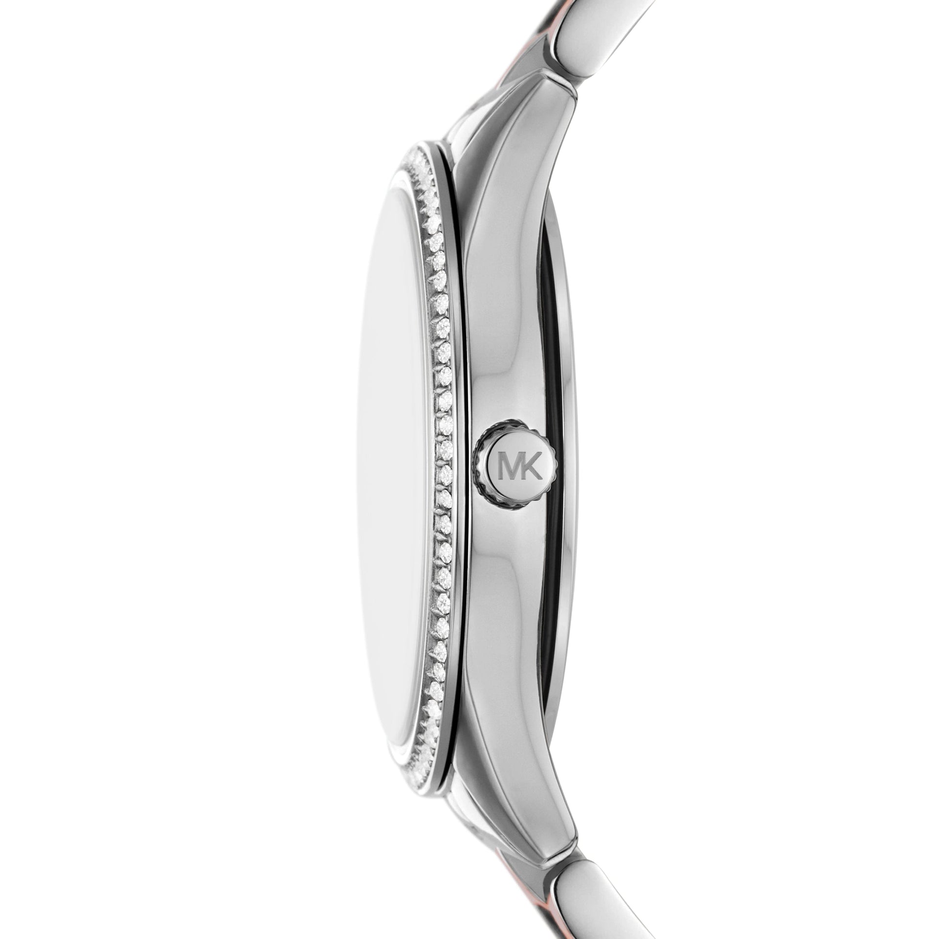 Michael Kors Lauryn Three-Hand Blue Dial Two Tone Steel Strap Watch for Women - MK4738