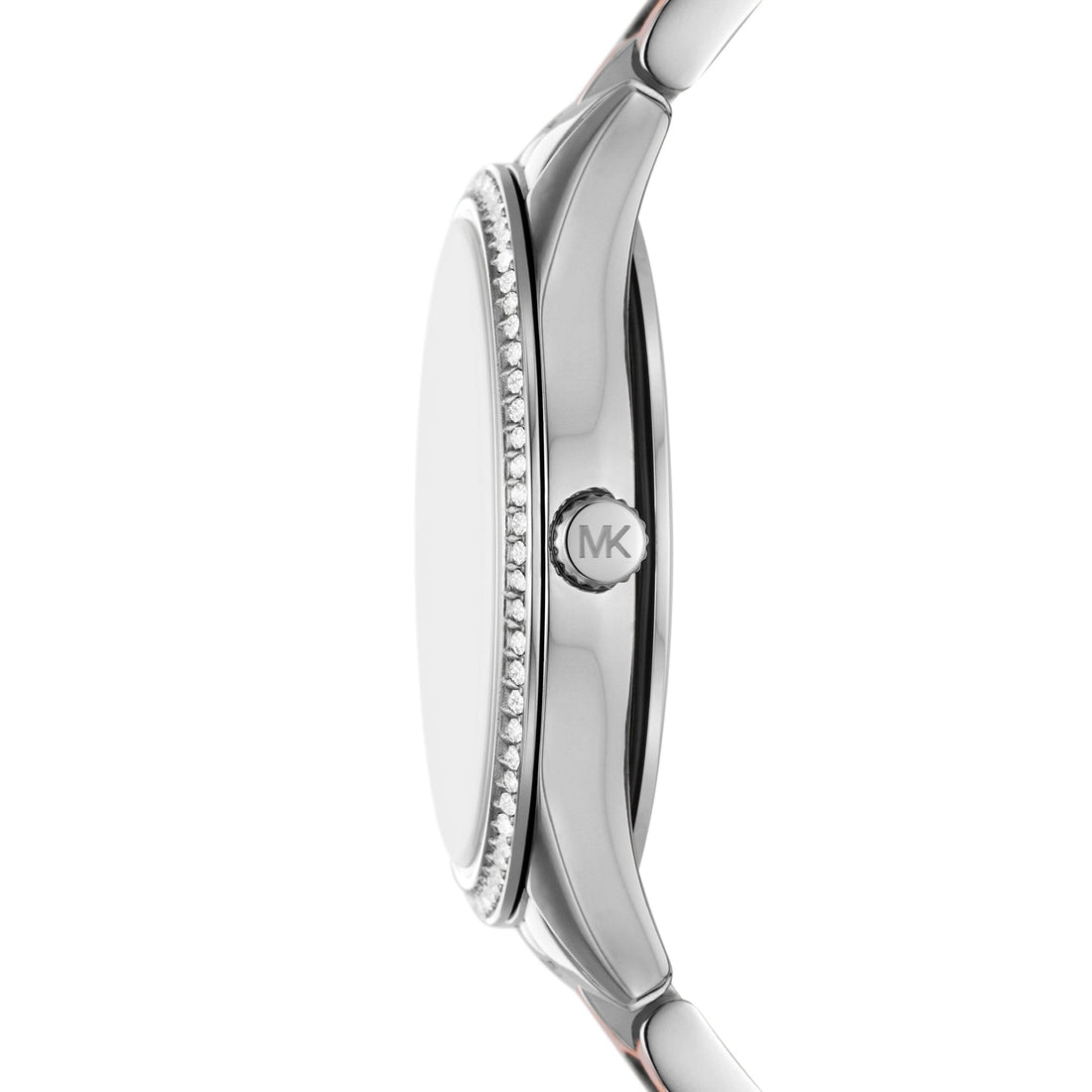 Michael Kors Lauryn Three-Hand Blue Dial Two Tone Steel Strap Watch for Women - MK4738