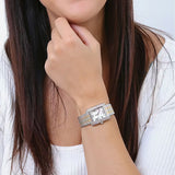 Michael Kors Emery Three-Hand White Dial Two Tone Steel Strap Watch for Women - MK4744