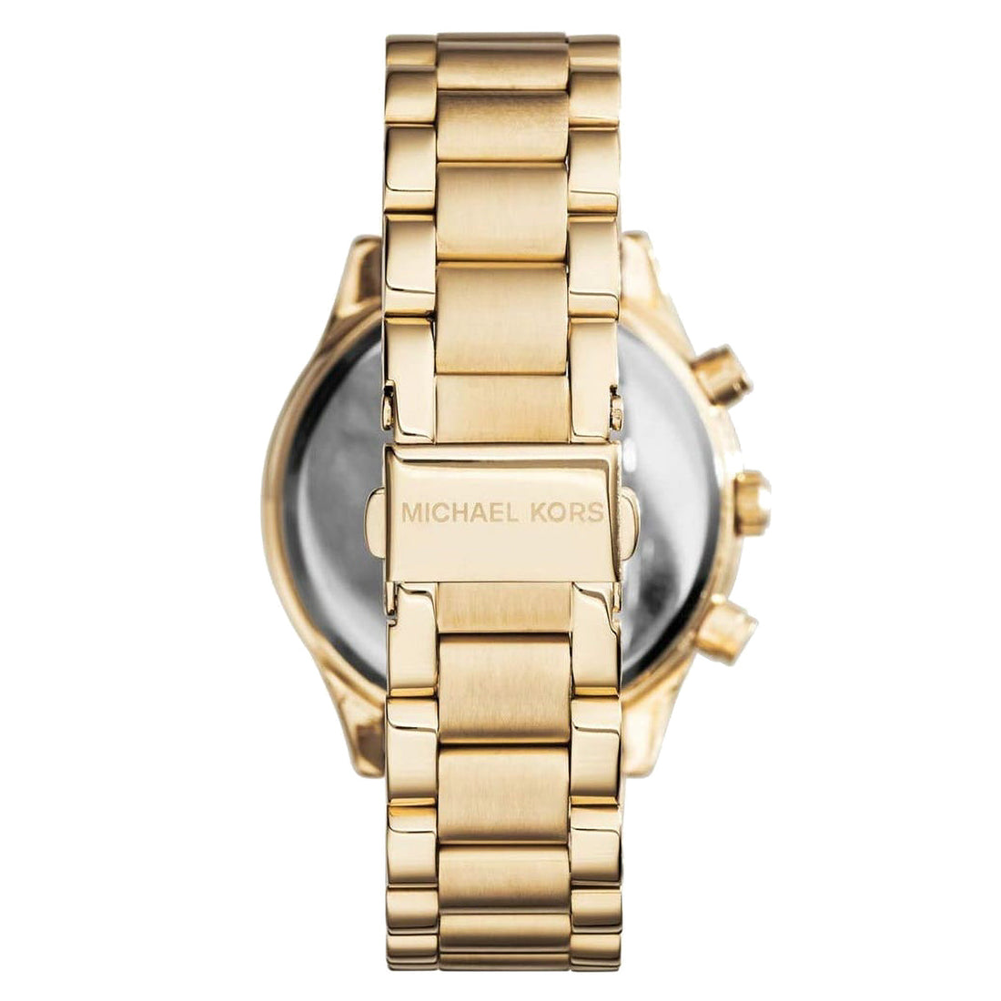 Michael Kors Brinkley Diamonds Gold Dial Gold Steel Strap Watch for Women - MK6187