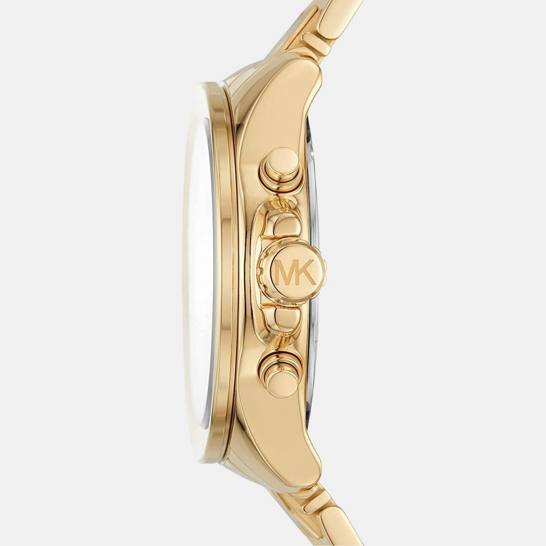 Michael Kors Wren Chronograph Gold Dial Gold Steel Strap Watch for Women - MK6952
