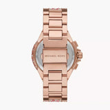 Michael Kors Camille Chronograph Mother of Pearl Dial Rose Gold Steel Strap Watch for Women - MK7272