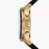 Michael Kors Berkley Chronograph Black Dial Black Rubber Strap  Watch for Men - MKO1038